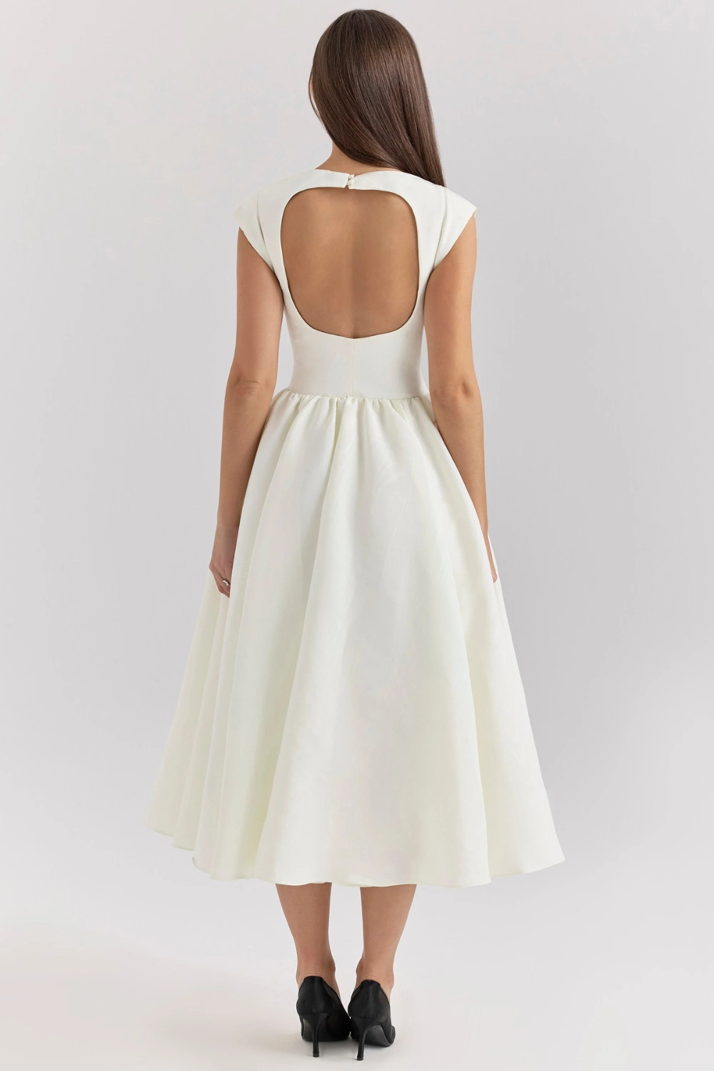 Vintage-Cocktailkleid für Damen | Midi