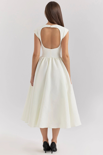 Vintage-Cocktailkleid für Damen | Midi