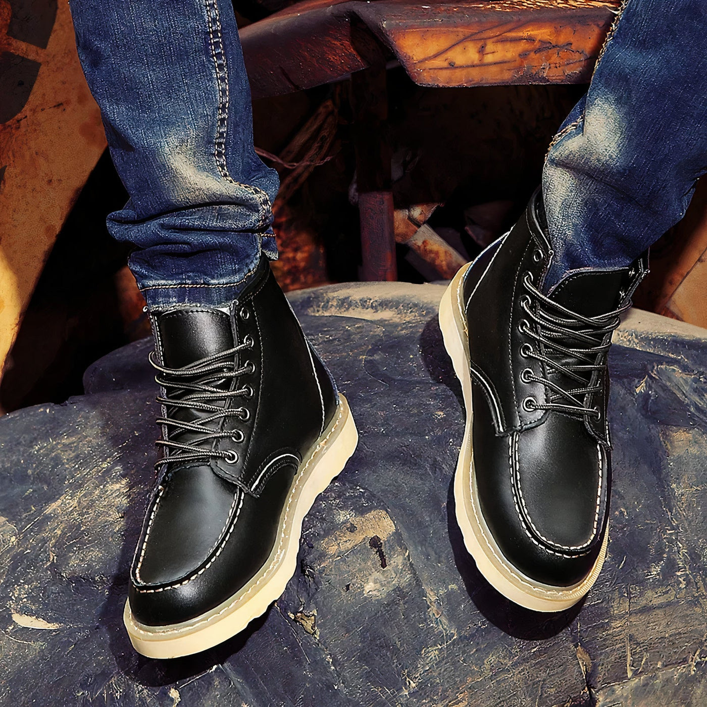 Vintage Winterstiefel für Männer - Markus