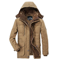 Henry | Winterjacke in Khaki