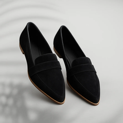 Waltraud | Orthopädische Freizeit-Loafer in Schwarz