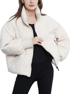 Warme Daunenjacke für Damen | Winter in Weiß