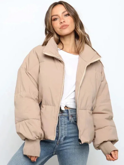 Warme Daunenjacke für Damen | Winter