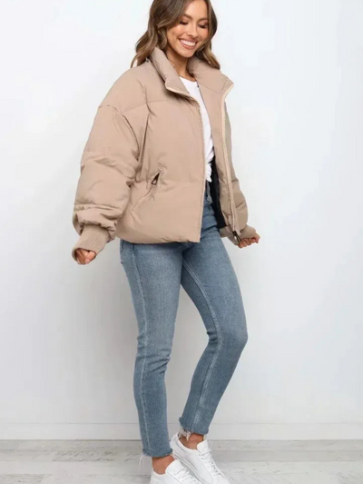 Warme Daunenjacke für Damen | Winter