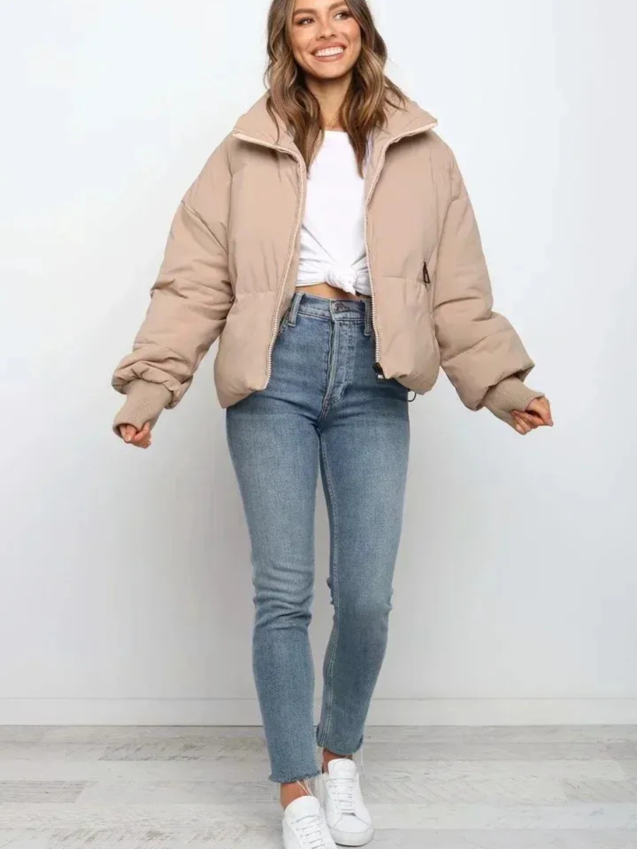 Warme Daunenjacke für Damen | Winter