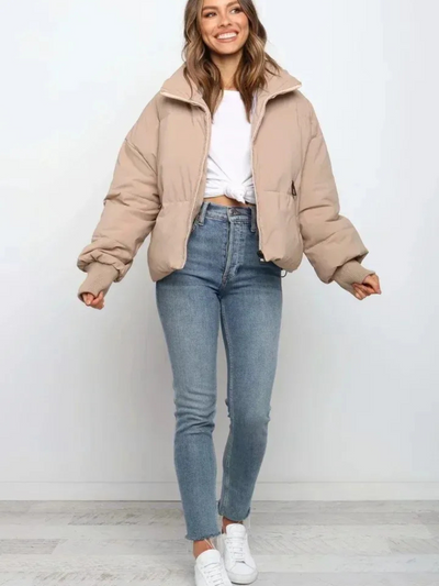 Warme Daunenjacke für Damen | Winter