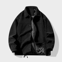 Warme Freizeitjacke für Männer - Theodor in Klassisches Schwarz