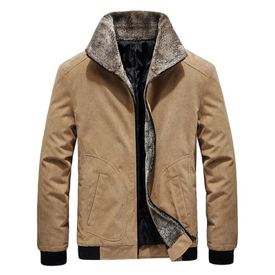 Warme Herren-Fleece-Winterjacke - Jan