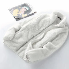 Warme und kuschelige Damen-Fleecejacke - Amerie in Weiß