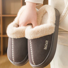Warme Plüsch-Wintersandalen für Männer - Ernest in Braun