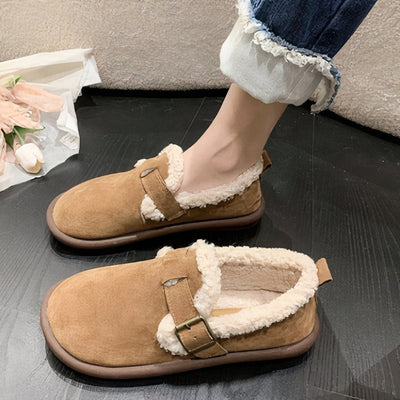 Warme Plüschsandalen für Frauen für den Winter - Arina
