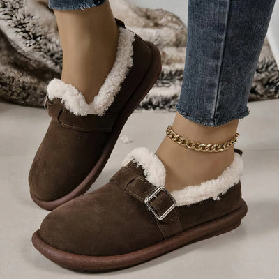 Warme Plüschsandalen für Frauen für den Winter - Arina
