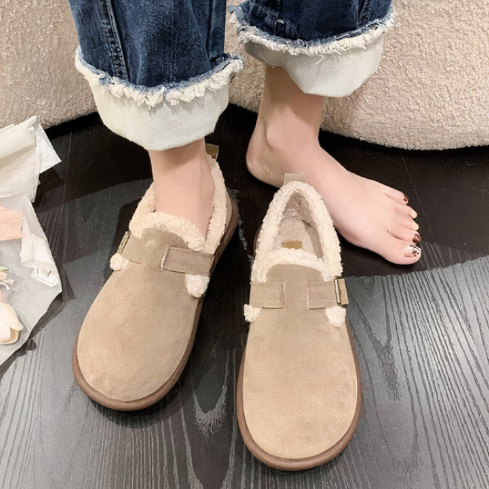 Warme Plüschsandalen für Frauen für den Winter - Arina