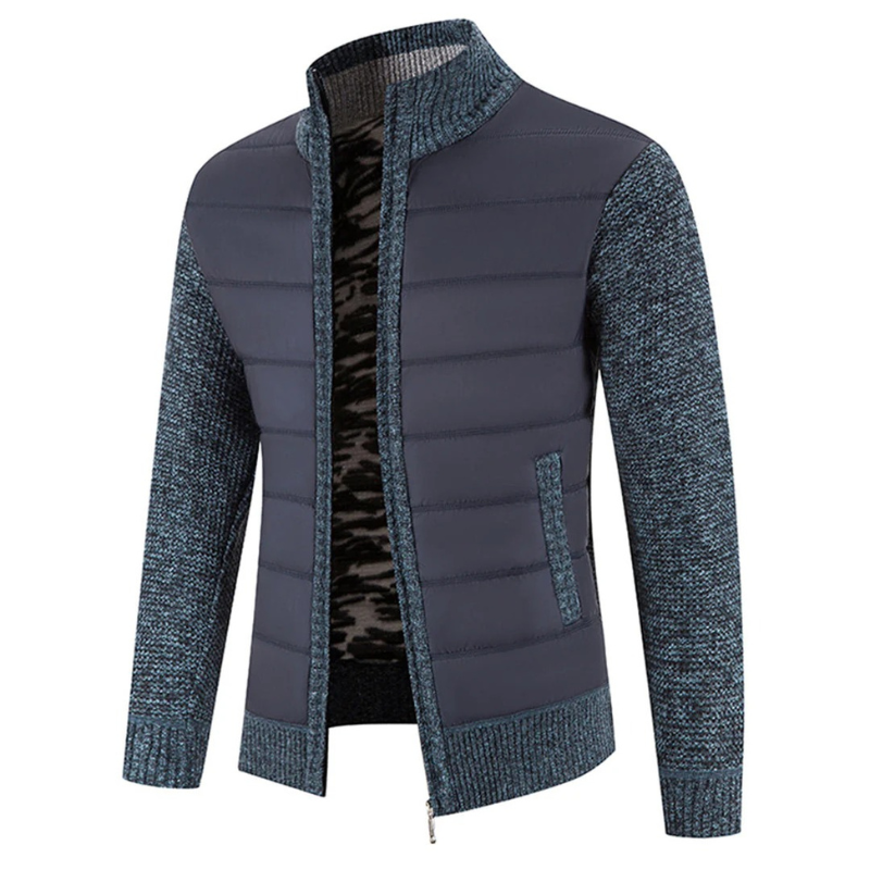 Warme Rollkragenjacke für Herren | leichte