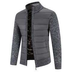 Warme Rollkragenjacke für Herren | leichte in Dunkelgrau
