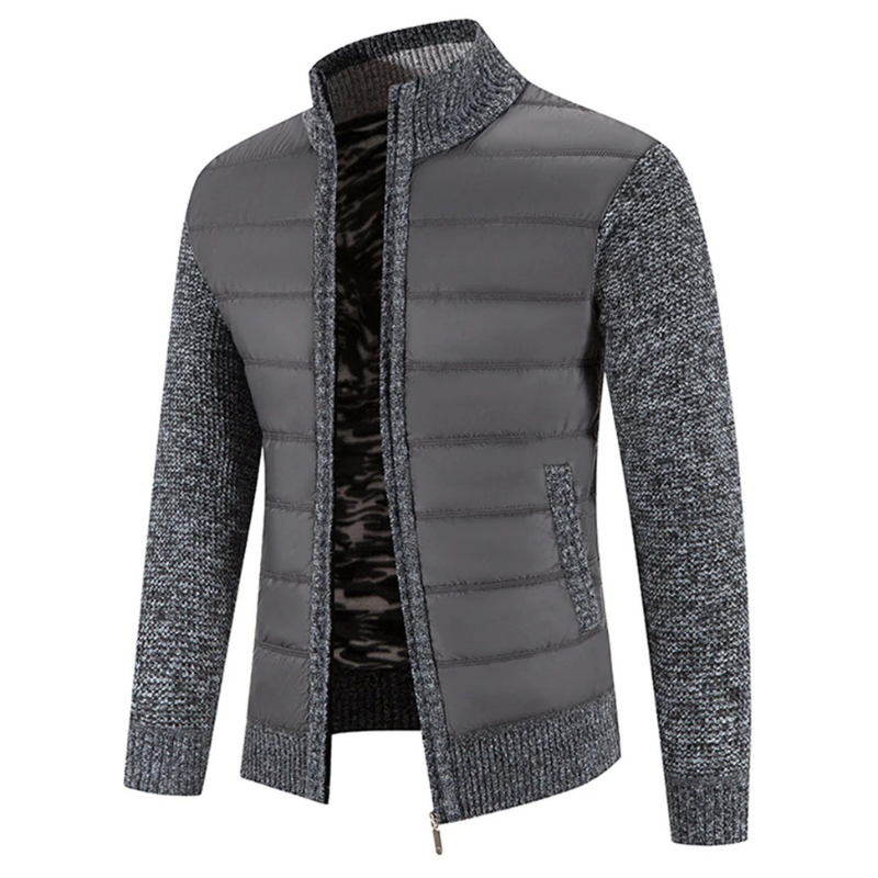 Warme Rollkragenjacke für Herren | leichte