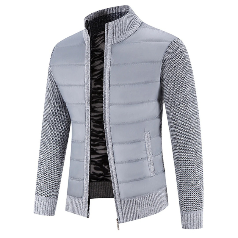 Warme Rollkragenjacke für Herren | leichte