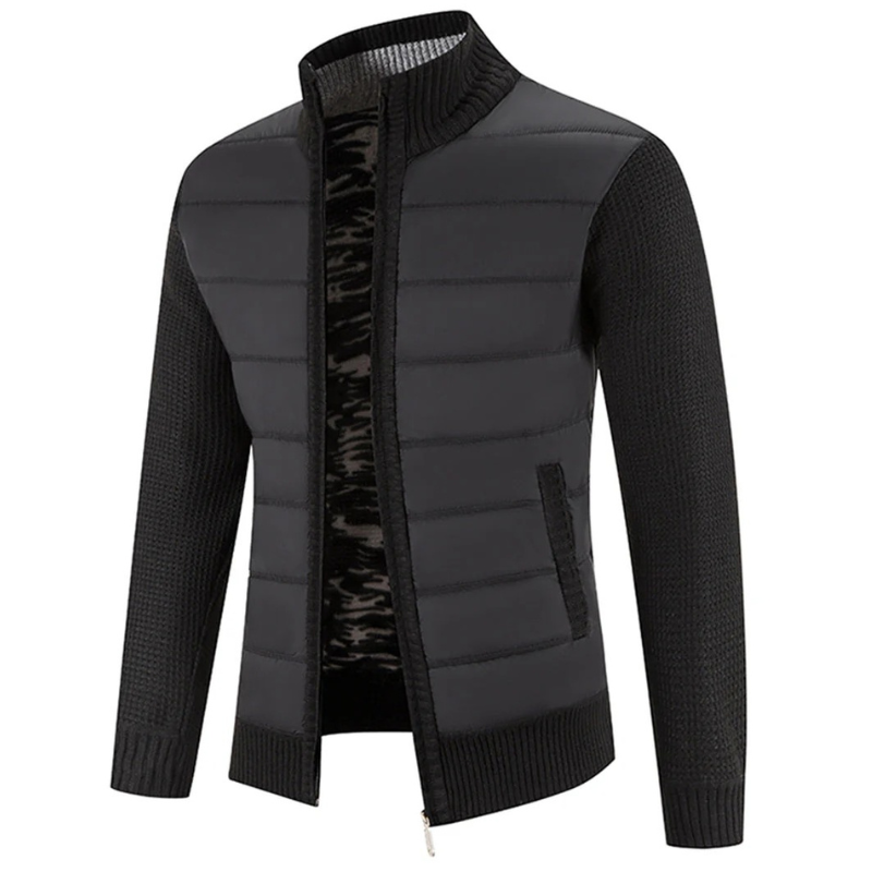 Warme Rollkragenjacke für Herren | leichte