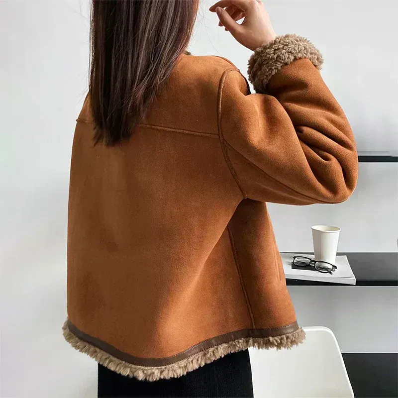 Warme Vintage-Jacke für Damen | Winter