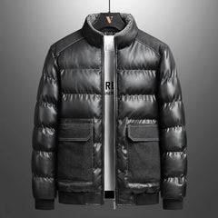 Warme, wasserdichte Winterjacke für Männer - Torben in Klassisches Schwarz