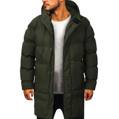 Warme Winter-Parka-Jacke für Männer - Franz in Armeegrün