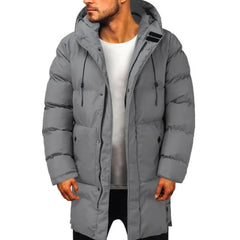 Warme Winter-Parka-Jacke für Männer - Franz in Grau