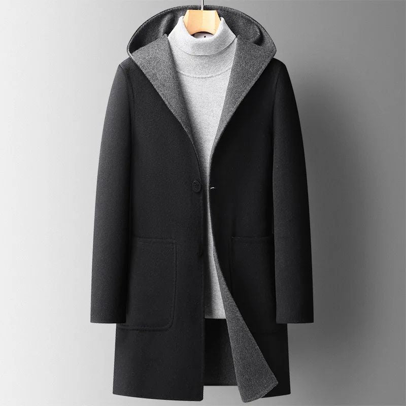 Warme Winterjacke mit Kapuze für Männer - Leon