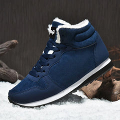 Warme Winterschuhe für Männer und Frauen - Heiko in Blau
