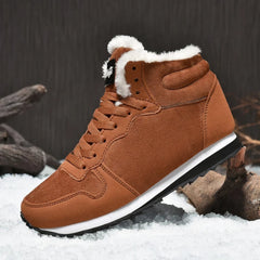 Warme Winterschuhe für Männer und Frauen - Heiko in Braun