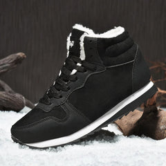 Warme Winterschuhe für Männer und Frauen - Heiko in Schwarz
