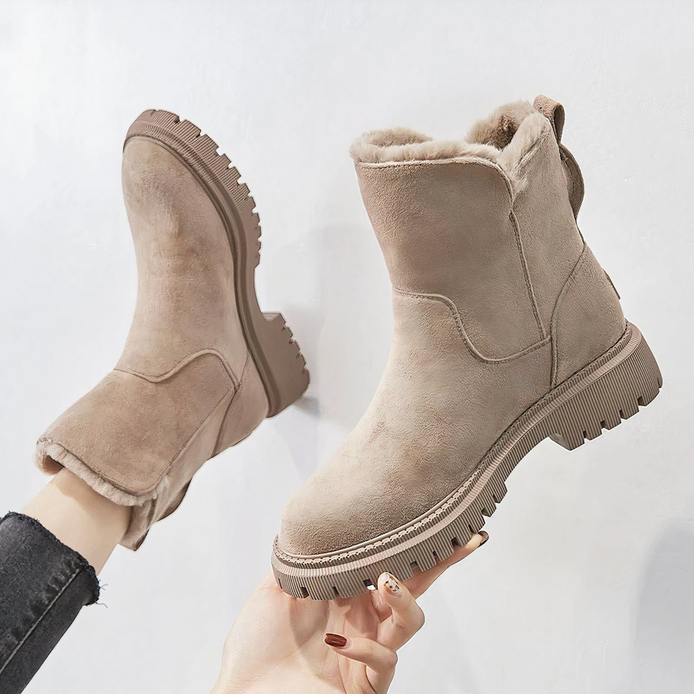 Warme Winterstiefel für Frauen - Alena