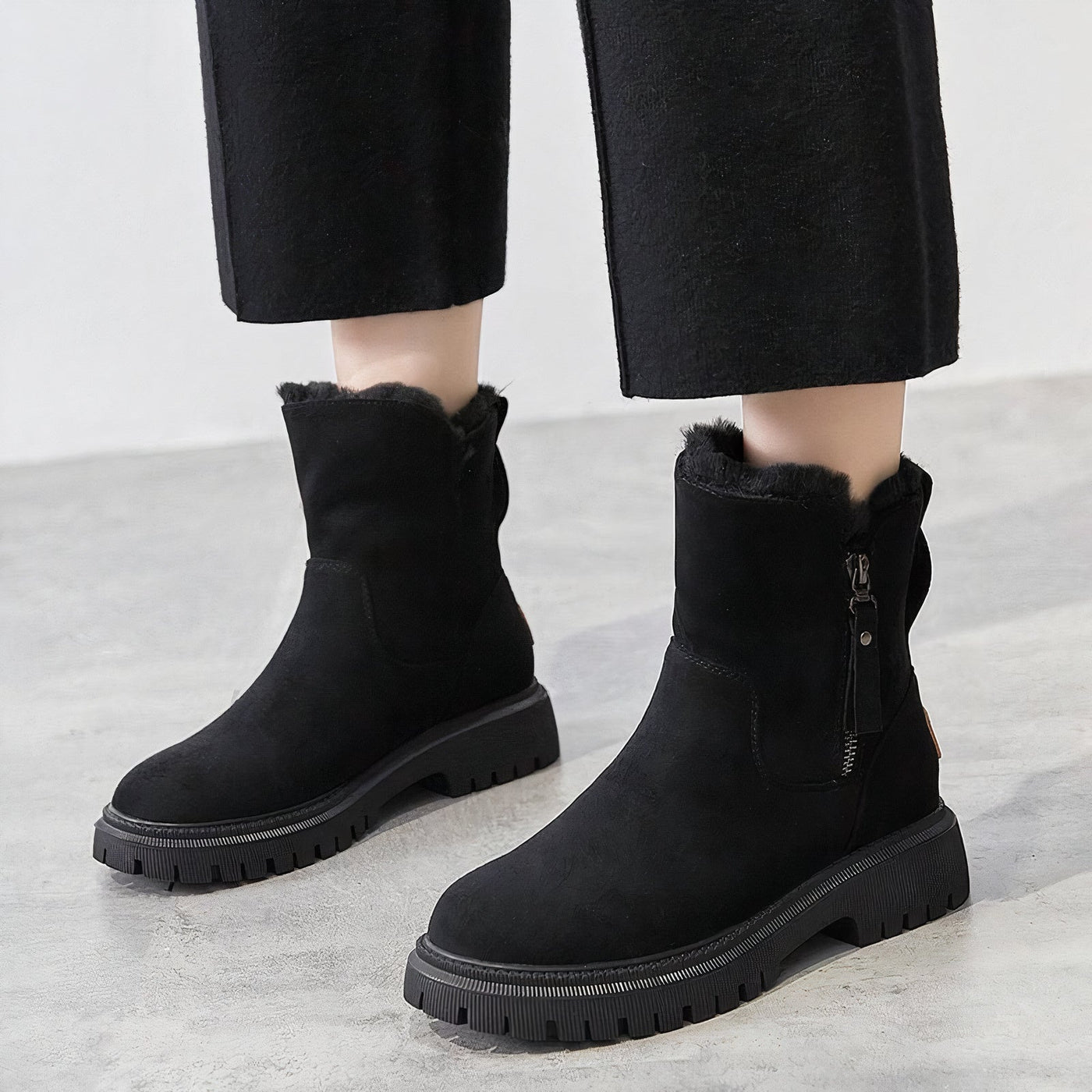 Warme Winterstiefel für Frauen - Alena