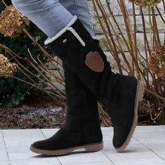 Warme Winterstiefel für Damen | Hohe in Schwarz