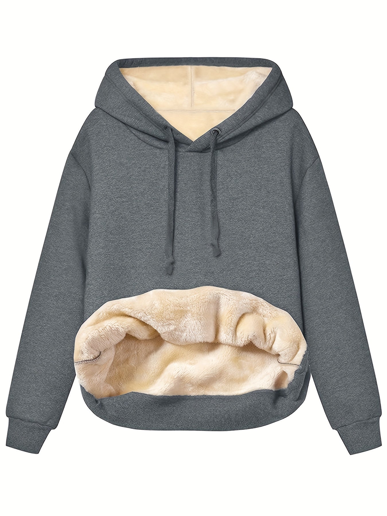 Warmer Fleece-Kapuzenpullover für Frauen - Tabea