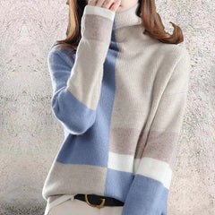 Warmer Pullover für Frauen Modern - Zuzana in Blau