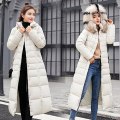 Warmer Steppmantel für Frauen für den Winter -Marie in Beige