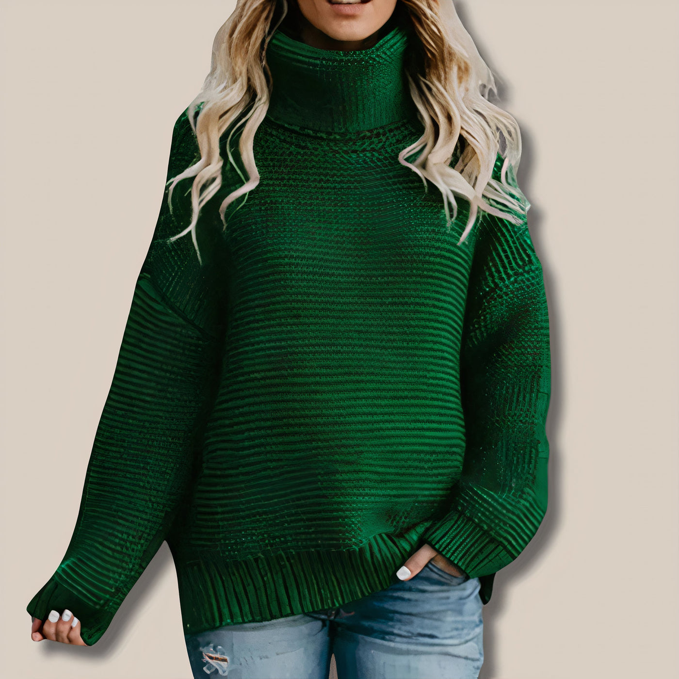 Warmer Winterpullover für Frauen - Griselda