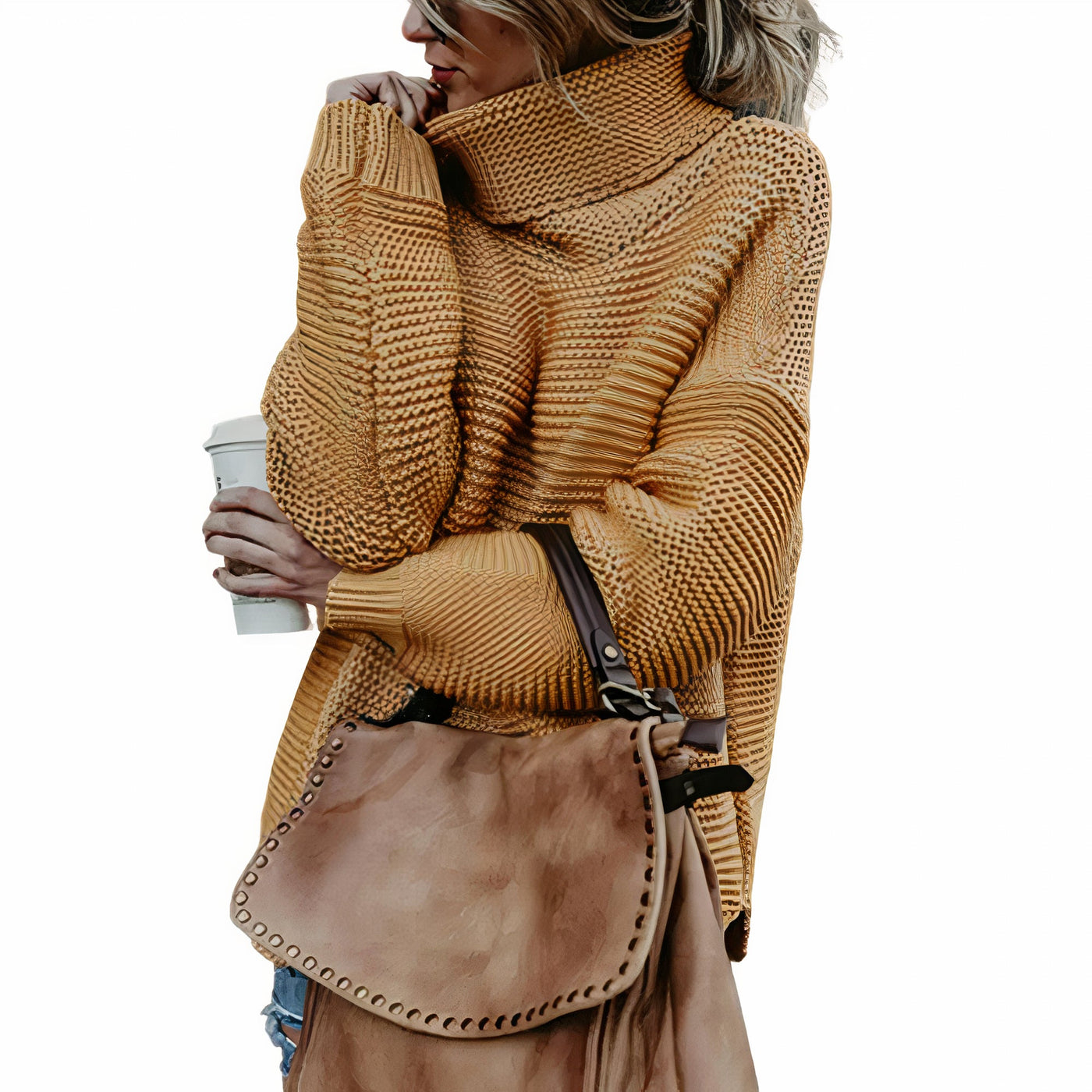 Warmer Winterpullover für Frauen - Griselda