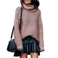 Warmer Winterpullover für Frauen - Griselda in Rosa