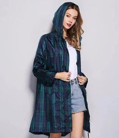 Wasserdichte Freizeitjacke für Frauen - Jana in Grün