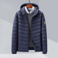Wasserdichte Herren-Pufferjacke - Otto in Marineblau