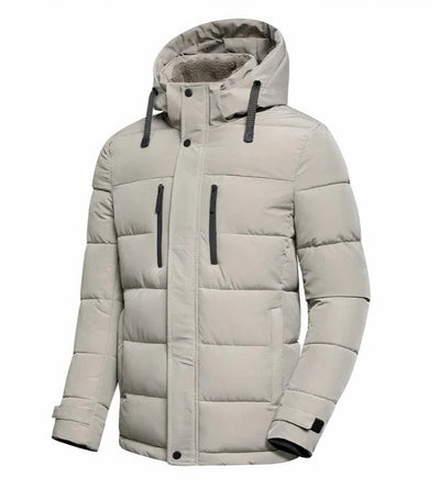Wasserdichte Herren-Winterjacke mit abnehmbarer Kapuze - Yannis