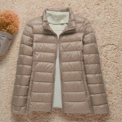 Wasserdichte Winterjacke für Frauen - Ronja in Khaki