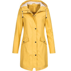 Wasserdichte Winterjacke für Frauen - Marcella in Gelb