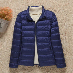 Wasserdichte Winterjacke für Frauen - Ronja in Marineblau
