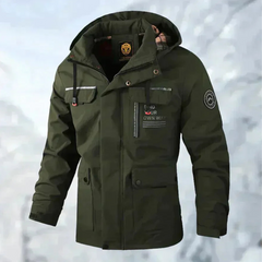 Wasserdichte Winterjacke für Herren | Ski in Dunkelgrün