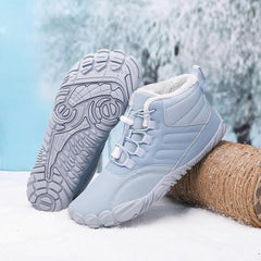 Wasserdichte Winterschuhe für Männer - Winfred in Hellblau