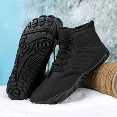 Wasserdichte Winterschuhe für Männer - Winfred in Schwarz