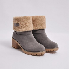Thelma | Wärmegefütterte Damenstiefel in GRAU