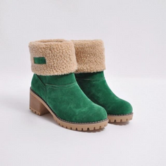 Thelma | Wärmegefütterte Damenstiefel in GRÜN